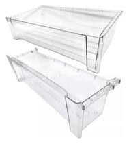 Kit 2 Gavetas Freezer Refrigerador Brastemp Bre85 Bro85 Brh86 Brh85