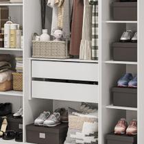 Kit 2 Gavetas Kappesberg Adapt Branco 77cm Kit 2 Gavetas Kappesberg Adapt Branco 77cm