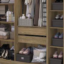 Kit 2 Gavetas Kappesberg Adapt Nogueira 77cm Kit 2 Gavetas Kappesberg Adapt Nogueira 77cm