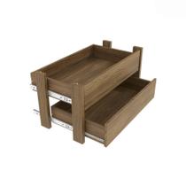 Kit 2 Gavetas Kappesberg Adapt Nogueira 77cm