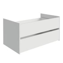 Kit 2 Gavetas Para Guarda-roupa Modulado Neo Branco Madesa Branco Kit 2 Gavetas Para Guarda-roupa Modulado Neo Branco Madesa Branco
