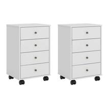 Kit 2 Gaveteiros 4 Gavetas Presence Kit 2 Gaveteiros 4 Gavetas Presence