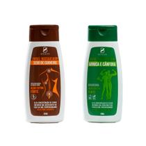 Kit 2 Géis de Massagem BioSeiva 200g - Sebo de Carneiro + Arnica e Cânfora - Alívio e Refrescância