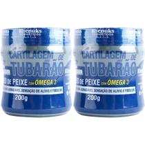 Kit 2 Gel Cartilagem de Tubarão Óleo de Peixe com Ômega 3