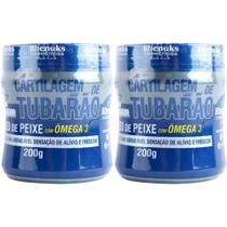 Kit 2 Gel Cartilagem de Tubarão Óleo de Peixe com Ômega 3