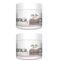 Kit 2 Gel Construção Unhas Lolita Shine 15g - Brilia Nails