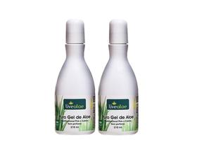 Kit 2 Gel De Babosa Aloe Vera Puro 210ml - Orgânico - LIve ALoe