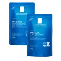 Kit 2 Gel de Limpeza Facial Effaclar Concentrado La Roche-Posay Refil 240g