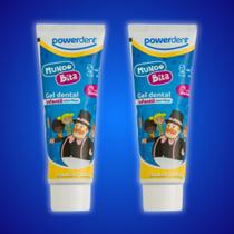 Kit 2 Gel Dental Infantil Morango Mundo Bita 100g Powerdent Kit 2 Gel Dental Infantil Morango Mundo Bita 100g Powerdent