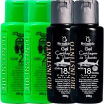 Kit 2 Gel Detonador com 21 Ervas 200g + 2 Gel Cartilagem de Tubarão 200g