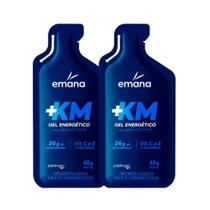 Kit 2 Gel Energético Emana +KM Sabor Água de Coco 40g