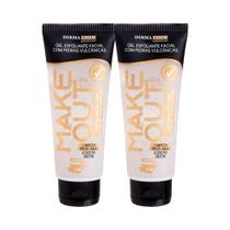 Kit 2 Gel Esfoliante Facial com Pedras Vulcânicas Limpeza Efeito Detox Dermachem 100g