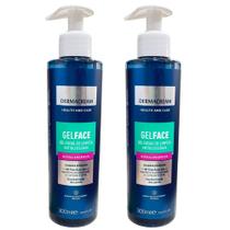 Kit 2 Gel Facial Limpeza Antioleosidade 300ml Dermacream Kit 2 Gel Facial Limpeza Antioleosidade 300ml Dermacream