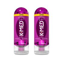 Kit 2 Gel Lubrificante Íntimo K-MED 2 em 1 203g Cada