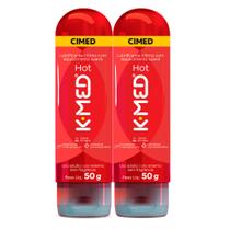 Kit 2 Gel Lubrificante Íntimo K-Med Hot Sem Fragrância 50g Kit 2 Gel Lubrificante Íntimo K-Med Hot Sem Fragrância 50g