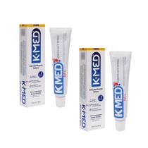 Kit 2 Gel Lubrificante Íntimo Kmed 25 gramas base aquosa que se assemelha a lubrificação natural