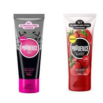 Kit 2 Gel Lubrificante Prudence Sem Aroma/Morango - 100G