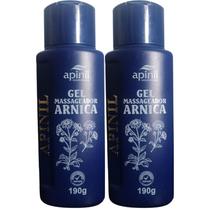 Kit 2 Gel Massageador Arnica 190g Apinil Cosméticos