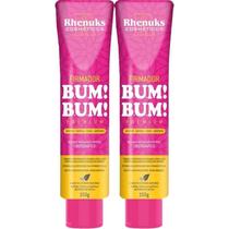 Kit 2 Gel Massageador Firmador De Bumbum Barriga Coxa 150G