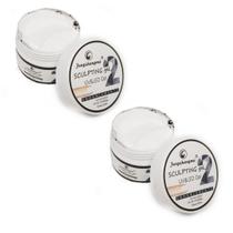 Kit 2 Gel Sculpting Uv led Fengshangmei Unhas Porcelana 15ml 02 White