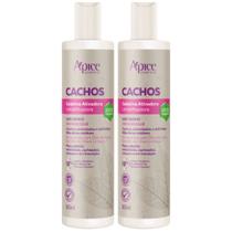 Kit 2 Gelatina Apice Ativadora De Cachos Umidificadora Cabelos Cacheados Profissional 300ml Kit 2 Gelatina Apice Ativadora De Cachos Umidificadora Cabelos Cacheados Profissional 300ml