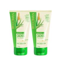 Kit 2 Gelatina de Cabelo Cacheado Finalizador Cachos Capilar Babosa e Macadâmia Bio Extratus 150g