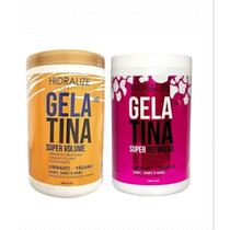 Kit 2 Gelatinas Cachos bombados Super Definição+Super Volume Hidralize Kit 2 Gelatinas Cachos bombados Super Definição+Super Volume Hidralize