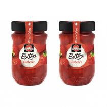 Kit 2 geleias extra de morango schwartau 600g pote vidro qualidade premium importada da alemanha Kit 2 geleias extra de morango schwartau 600g pote vidro qualidade premium importada da alemanha