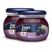 Kit 2 Geleias Linea Sabor Amora de 230g Zero Sem Açucares