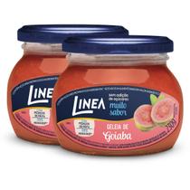 Kit 2 Geleias Linea Sabor Goiaba de 230g Zero Sem Açucares Kit 2 Geleias Linea Sabor Goiaba de 230g Zero Sem Açucares