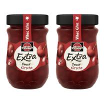 Kit 2 geleias schwartau cereja extra 600g importada pote vidro tradição alemã e sabor intenso Kit 2 geleias schwartau cereja extra 600g importada pote vidro tradição alemã e sabor intenso
