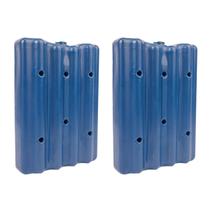 Kit 2 Gelo Artificial Reutilizável Rígido Ondulado 1050ml