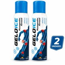 Kit 2 Geloice Massageador Spray Gel Mentolado Kit 2 Geloice Massageador Spray Gel Mentolado