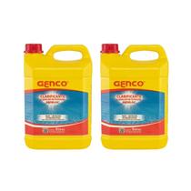 Kit 2 Genclor Estabilizado 5l Limpeza Agua Piscina Genco Kit 2 Genclor Estabilizado 5l Limpeza Agua Piscina Genco