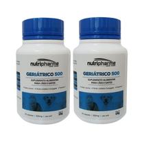 Kit 2 Geriátrico 500 30 Cápsulas Suplemento Vitamínico