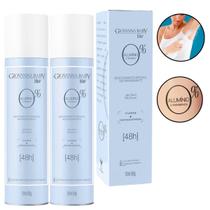 Kit 2 Giovanna Baby Desodorante Aerosol BLUE Zero Alumínio 0% Alcool Antitranspirante Antiodor