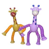 kit 2 Girafas Pop It Led Estica Puxa e Gruda Brinquedo De Criança Tiktok