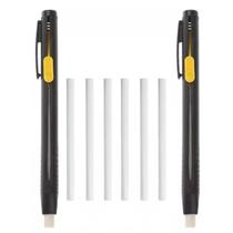 Kit 2 Giz Lapiseira Panda Mágico Marcar Tecido Patchwork + 6 Refis Kit 2 Giz Lapiseira Panda Mágico Marcar Tecido Patchwork + 6 Refis