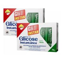 Kit 2 Glicose Instantânea 75G Menta Suplemento Alimentar