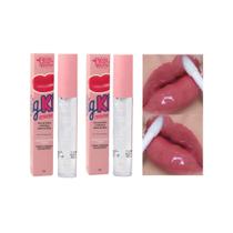 Kit 2 Gloss Big Kiss Volume Labial Bella Bem Me Quero 5ml