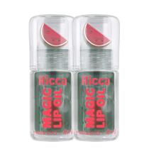 Kit 2 Gloss Magic Lip Oil Melancia Ricca Brilho Labial Líquido Hidratante 4ml Kit 2 Gloss Magic Lip Oil Melancia Ricca Brilho Labial Líquido Hidratante 4ml