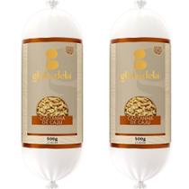 Kit 2 Glutadela Mortadela Vegetal Cast. Caju Schillife 500g Kit 2 Glutadela Mortadela Vegetal Cast. Caju Schillife 500g