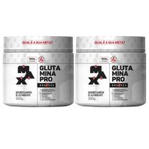 Kit 2 Glutamina Pro Suplemento Nutricional Fórmula Pura 300g Max Titanium Kit 2 Glutamina Pro Suplemento Nutricional Fórmula Pura 300g Max Titanium