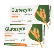 Kit 2 Glutezym Auxilia Digestão do Glúten 20 Caps Maxinutri Kit 2 Glutezym Auxilia Digestão do Glúten 20 Caps Maxinutri
