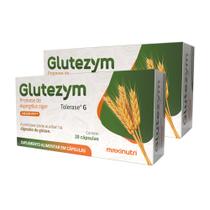 Kit 2 Glutezym Auxilia Digestão do Glúten Maxinutri 20 Caps Kit 2 Glutezym Auxilia Digestão do Glúten Maxinutri 20 Caps