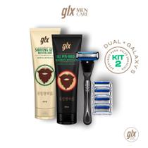 Kit 2 Glx MenCare Barbear Supreme - Glx Health Beauty