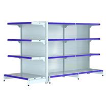 Kit 2 gôndolas new premium 1,37m branca centro 80/60 + ponta 40/30 Kit 2 gôndolas new premium 1,37m branca centro 80/60 + ponta 40/30