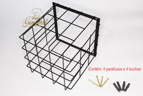 Kit 2 Grade Gaiola Suporte Proteçao De Camera De Segurança Reforçada + Buchas E Parafusos De Fixação Kit 2 Grade Gaiola Suporte Proteçao De Camera De Segurança Reforçada + Buchas E Parafusos De Fixação