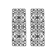 Kit 2 Grades De Ferro Ramada Sacada Varanda Escada 95X36Cm