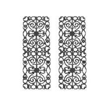 Kit 2 Grades De Ferro Ramada Sacada Varanda Escada 95X36Cm